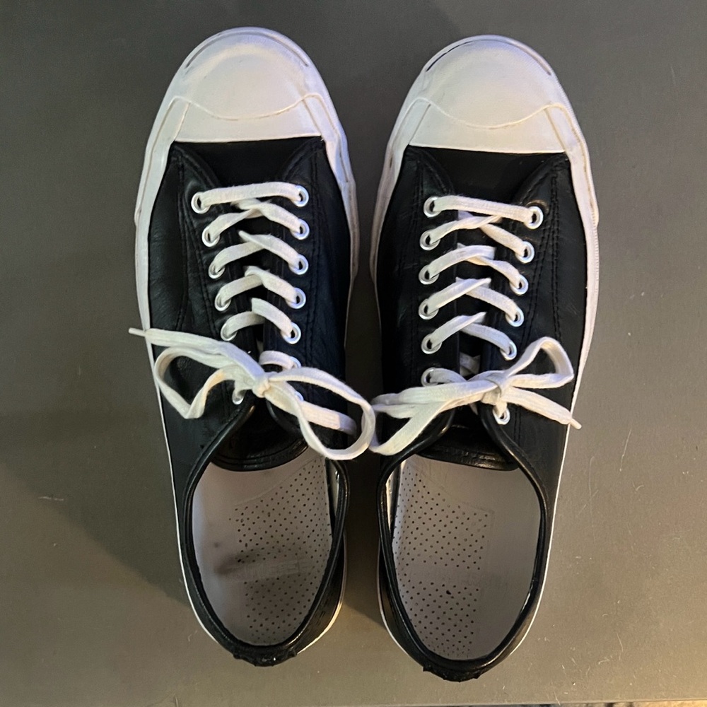 Jack Purcell Converse Black Men's Sneakers. Size 10